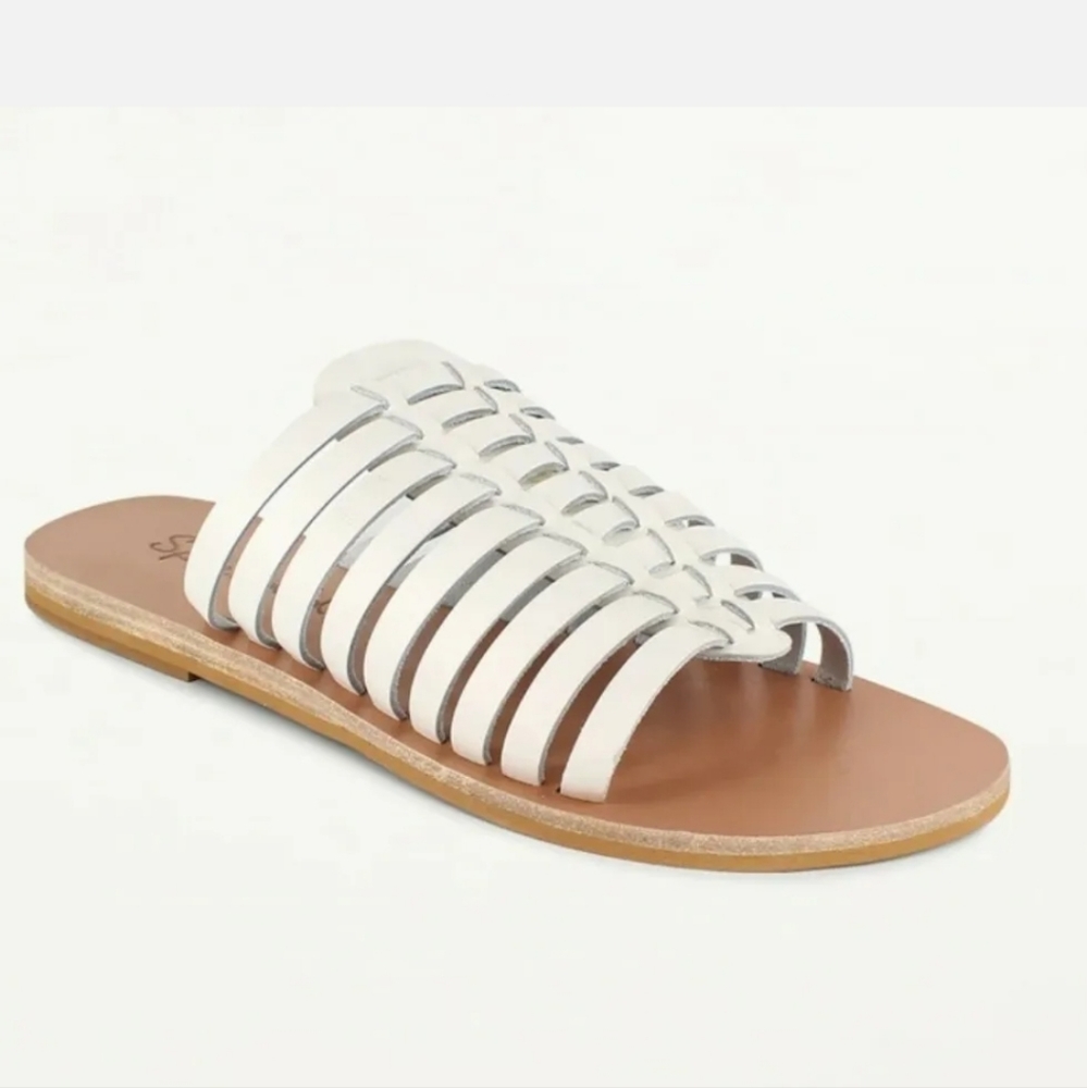 Splendid Tatula Huarache Sandals Ivory Size 36.5